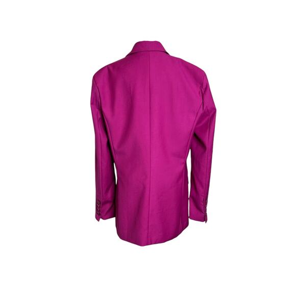 TwoTwinStyle fuchsia two button blazer size Large - Picture 7 of 12